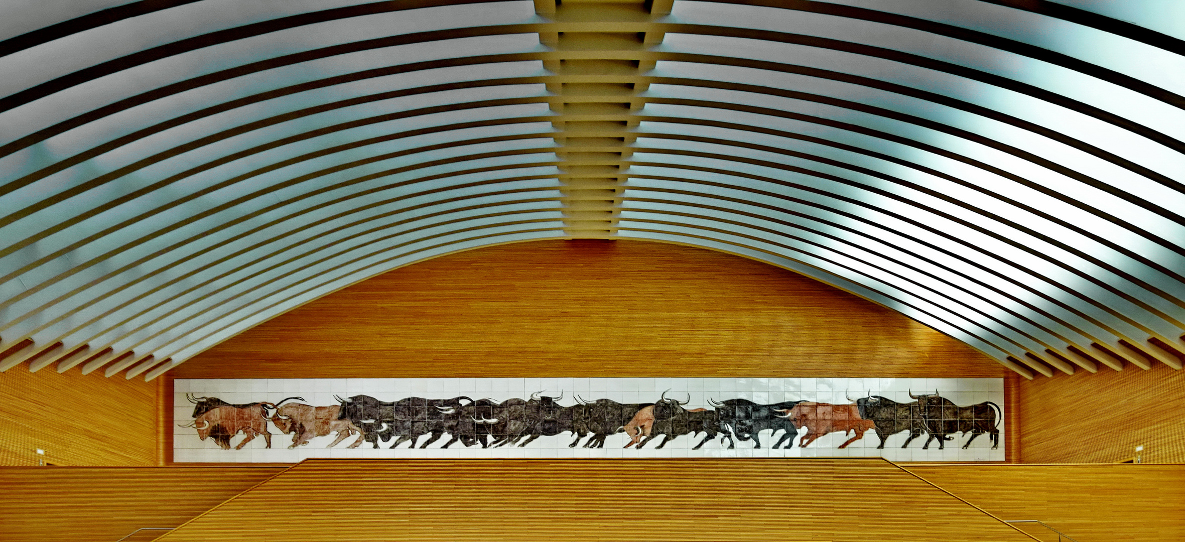 Valencia Opernhaus: Mural im Konzertsaal-Foyer
