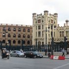 valencia,  plaza de toros y estación del norte