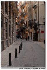 Valencia, Seitentraße (calle lateral)