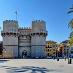 Valencia: Torres de Serranos, Nordansicht