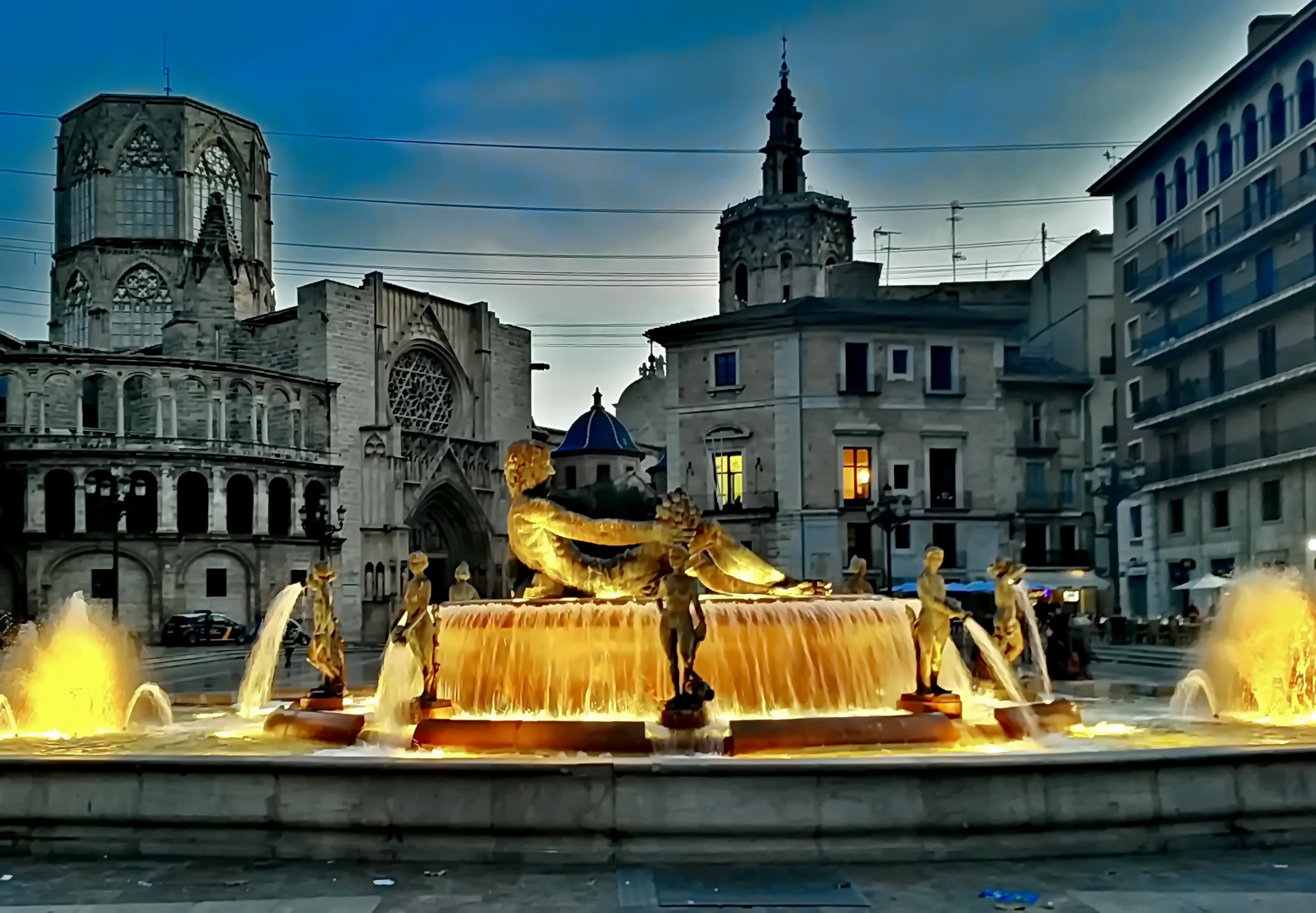 Valencia, Turia Brunnen