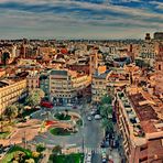 Valencia von oben, vom Turm der Kathedrale