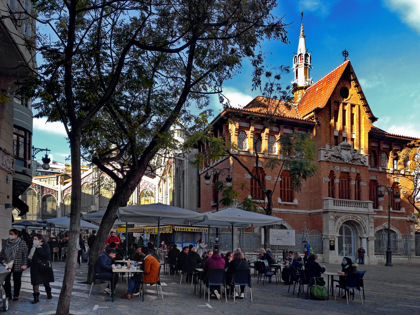 Valencia, vor der Markthalle