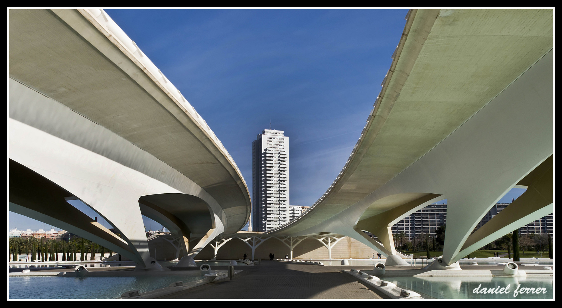 Valencia, zona del palau de les arts