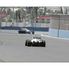 Valenica - Spain - Freies Training - Button jagt Barrichello