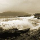 Valentia Lighthouse irgendwo im Hintergrund