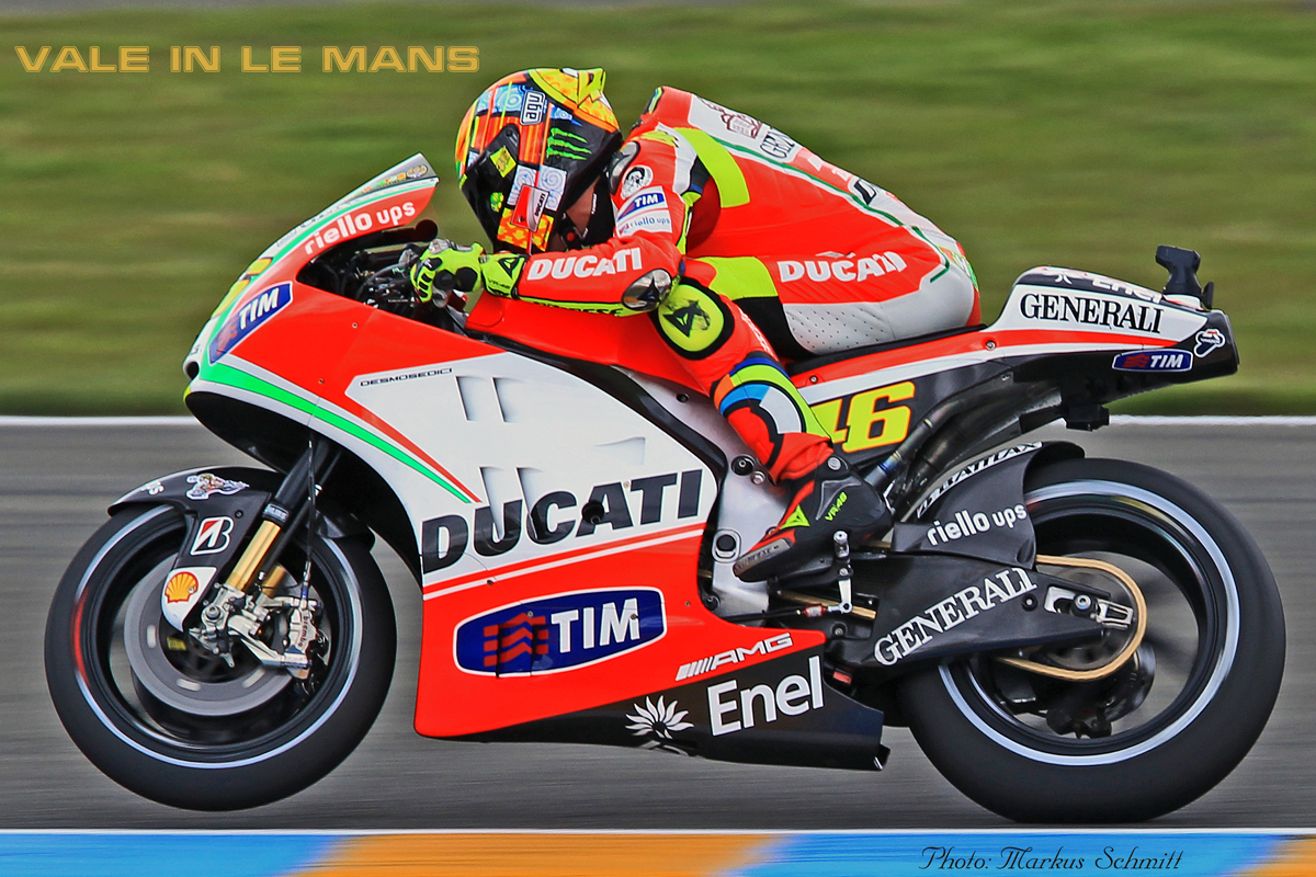 Valentino Rossi 2012 in Le Mans