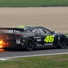 Valentino Rossi, 6 ore di Vallelunga Campionato FiA GT3. 22 nov. 2009