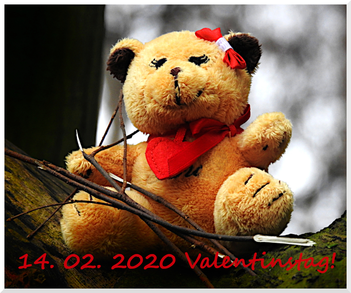 Valentinstag, der Tag der Verliebten.........