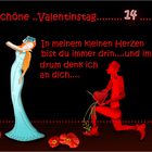 Valentinstag-Gruss