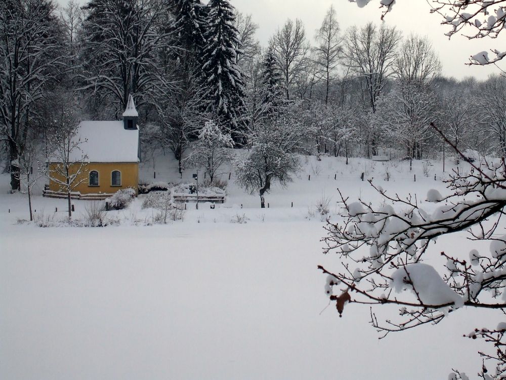 Valentiskapelle im Schnee