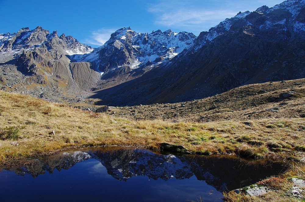 Valgraggeskamm mit westlicher Plattenspitze 2883m ü.A.