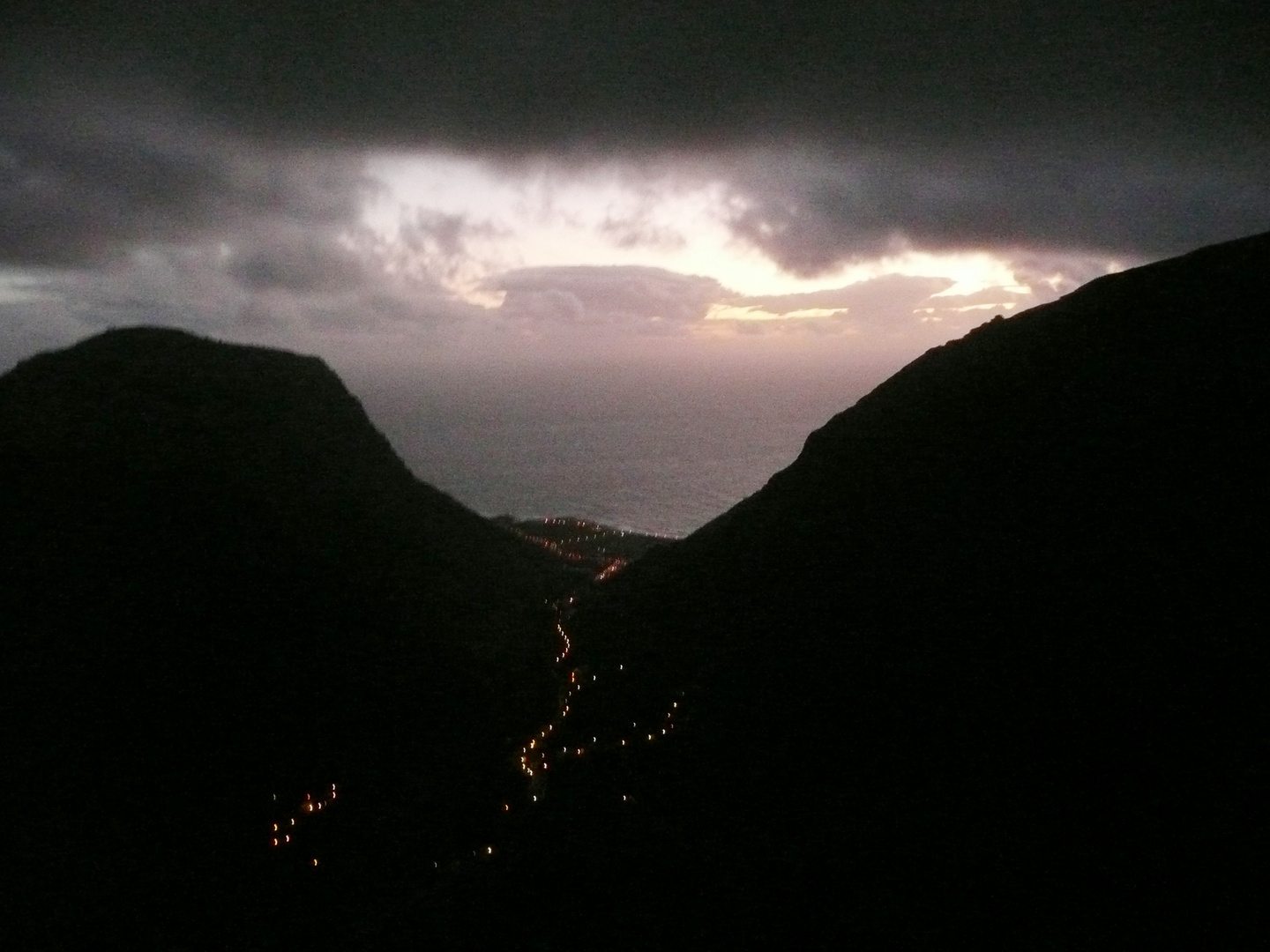 Valle bei Nacht