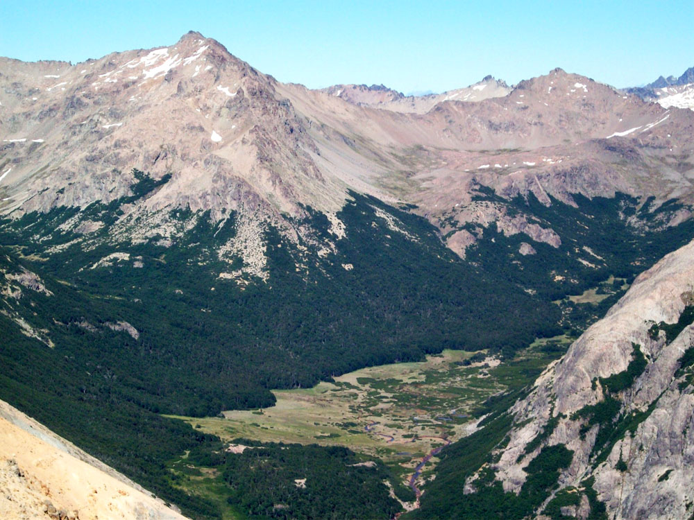 Valle en la altura