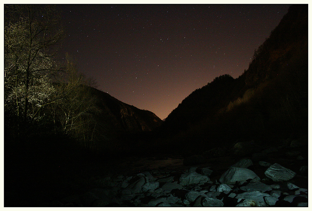 Valle Maggia at Night