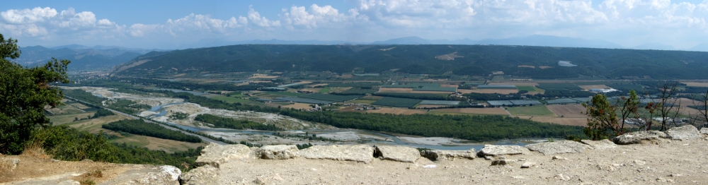 Vallée de la Durance à Ganagobie