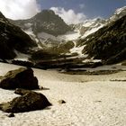 Vallée glacière alpine