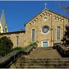 Vallendar (10) Aufgang zur Pfarrkirche St.Petrus und Marcellinus