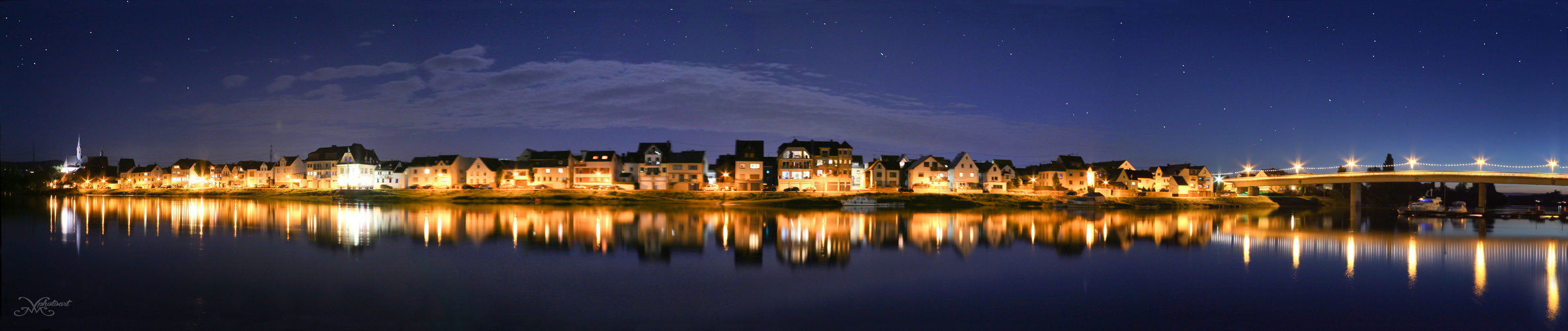 Vallendar bei Nacht