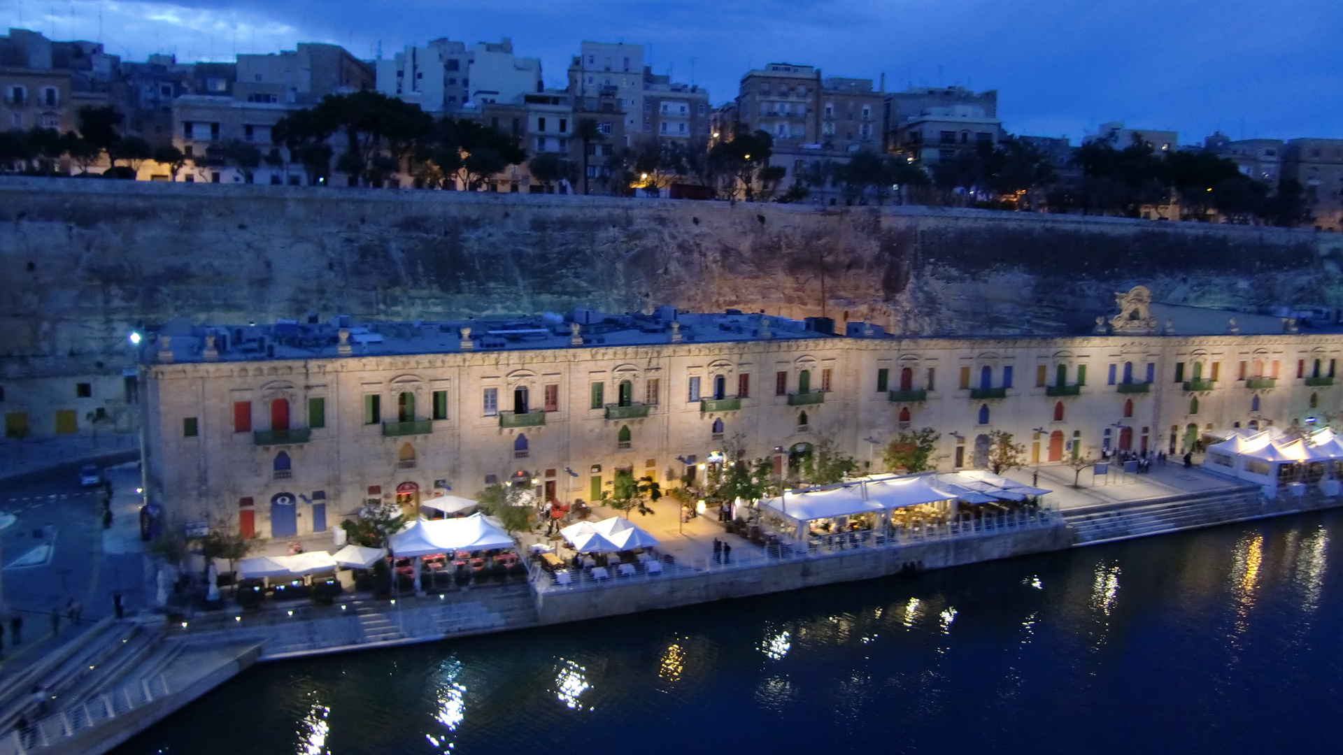 Valletta, am Kreuzfahrtterminal