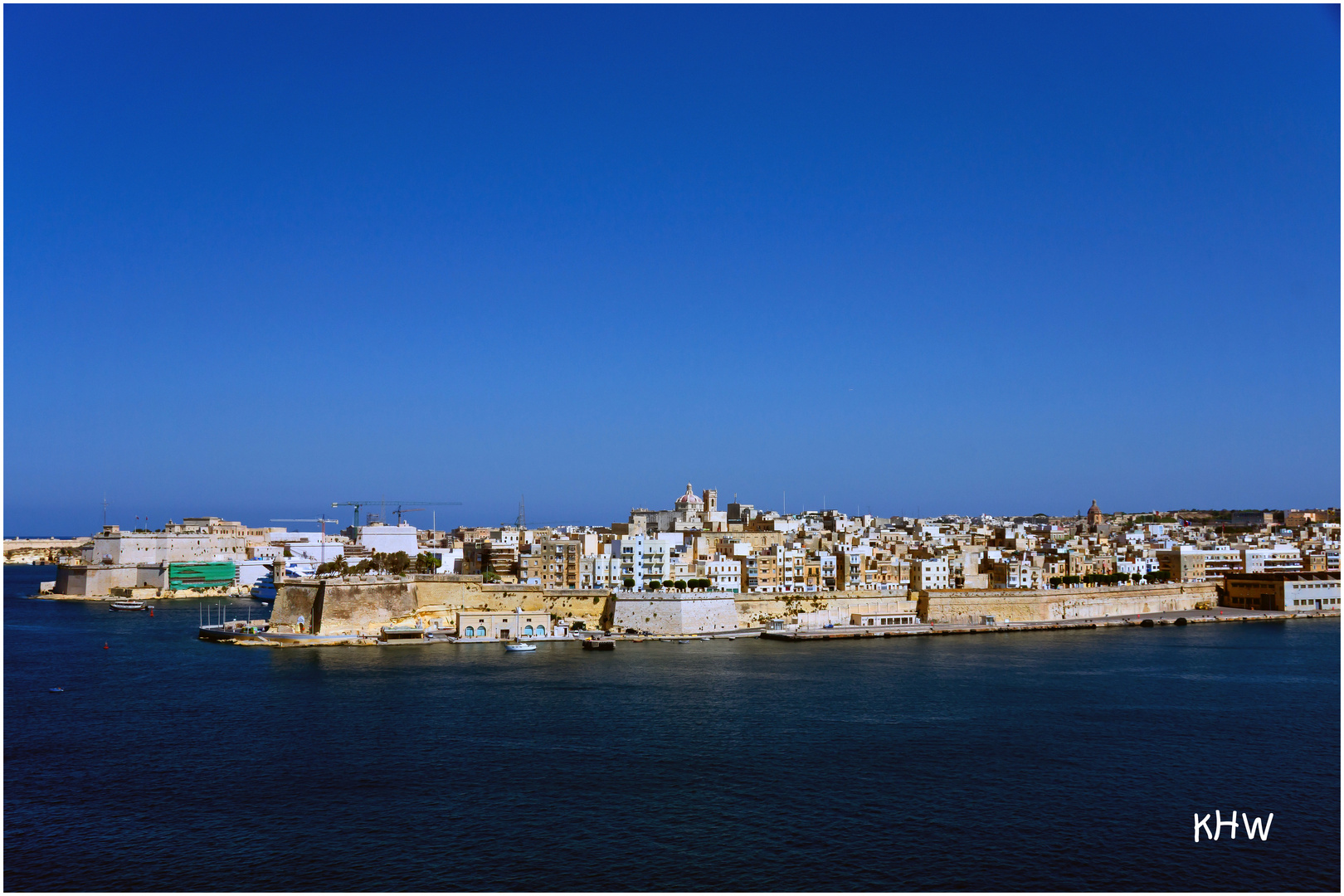 Valletta (Malta) -  im großen Hafen