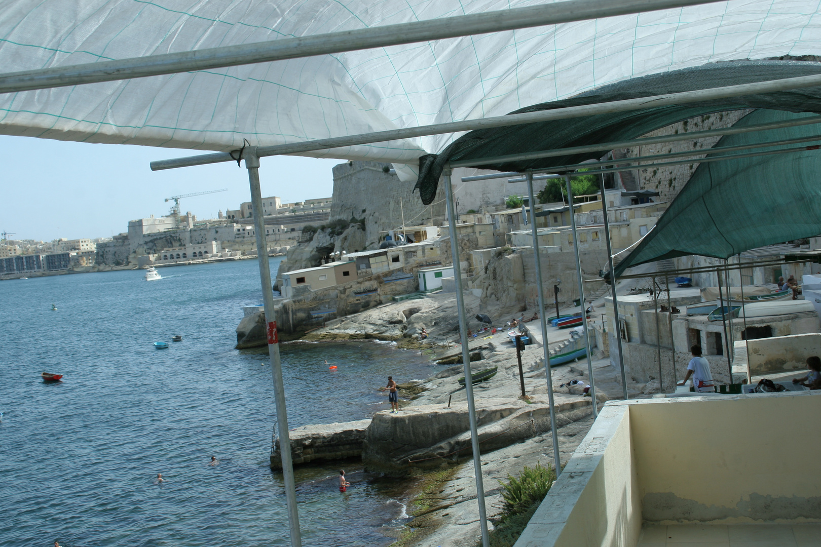 Valletta - shaken waterfront