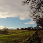 Vallonement gascon en hiver - Hügellandschaft in der Gascogne im Winter