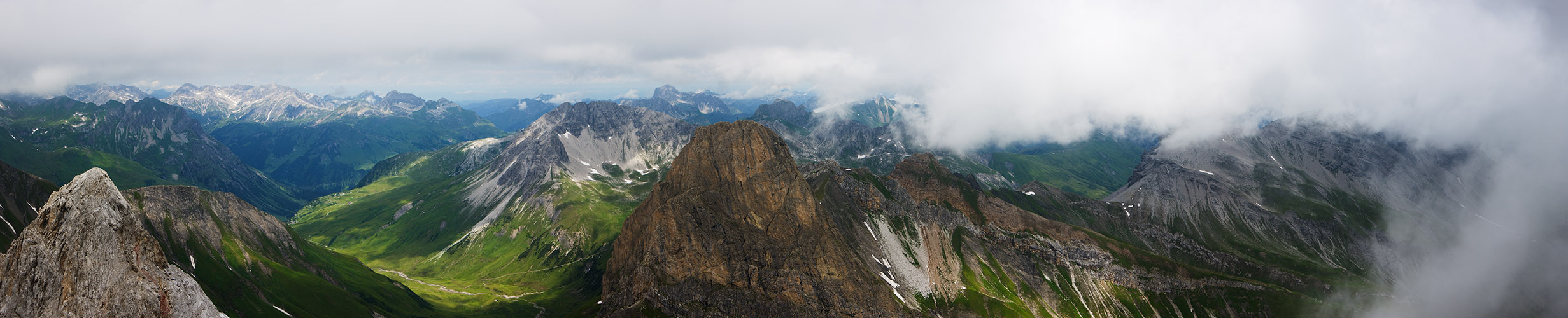 Vallugagipfelausblick