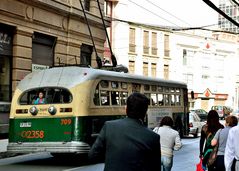 Valparaiso_Troleybusse im Stadtzentrum