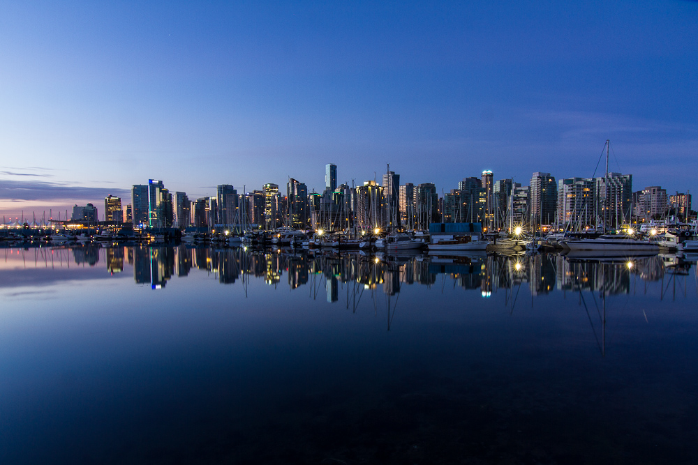 Vancouver à l'aube