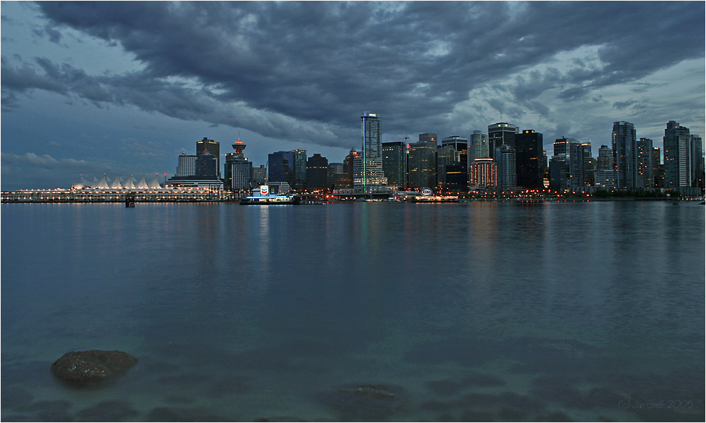 Vancouver after sunset