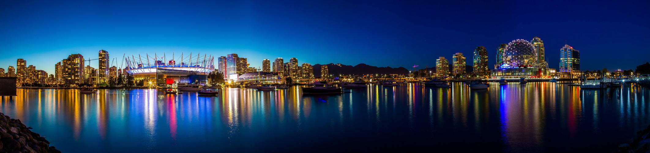 Vancouver at night