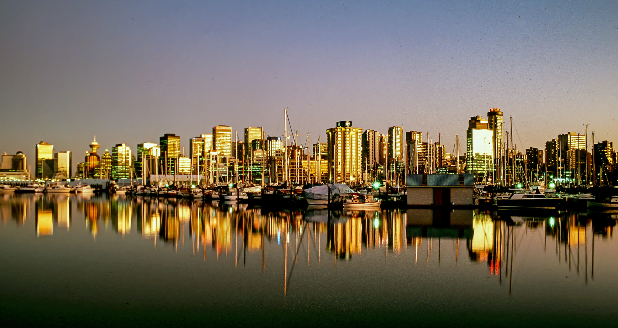 Vancouver at sunset