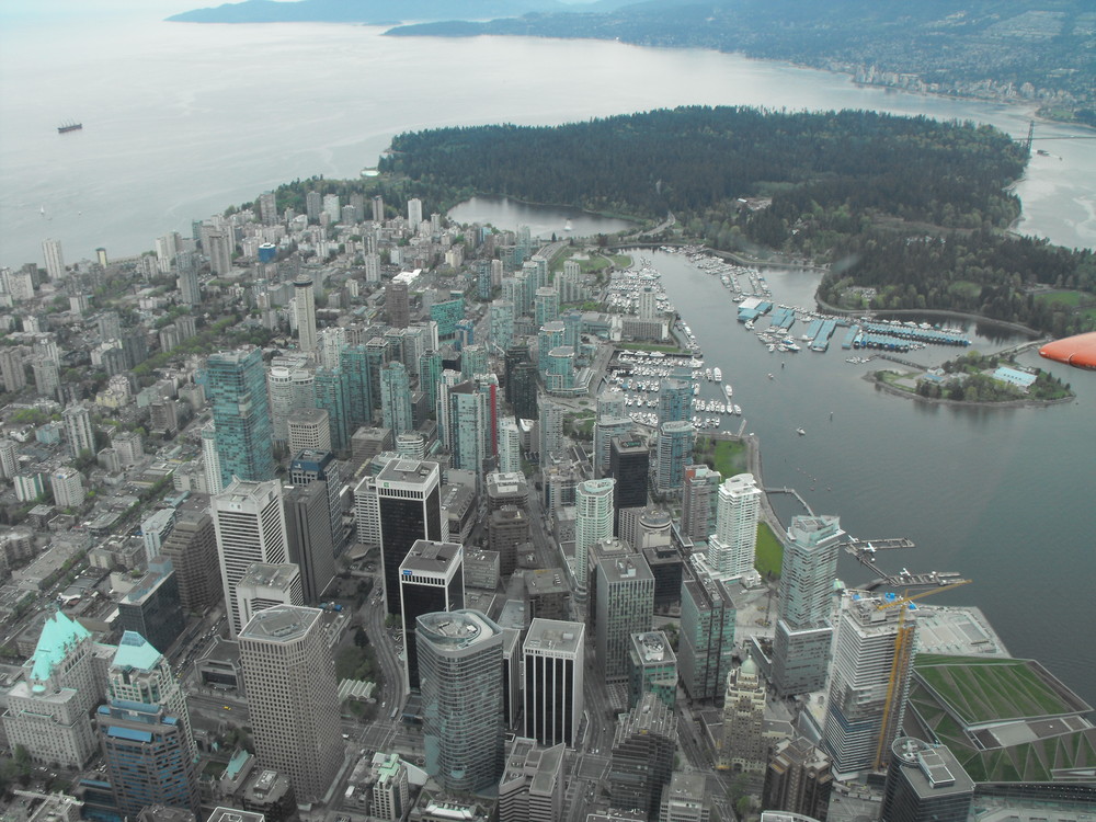 Vancouver BC from the air