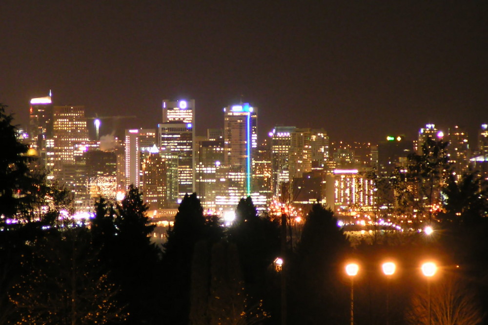 Vancouver bei Nacht