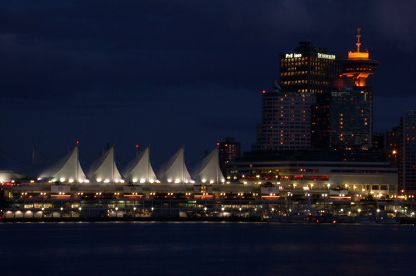 Vancouver bei Nacht