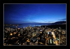 Vancouver bei Nacht