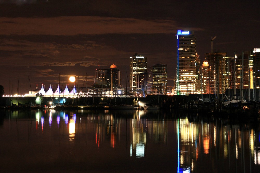 Vancouver bei Nacht