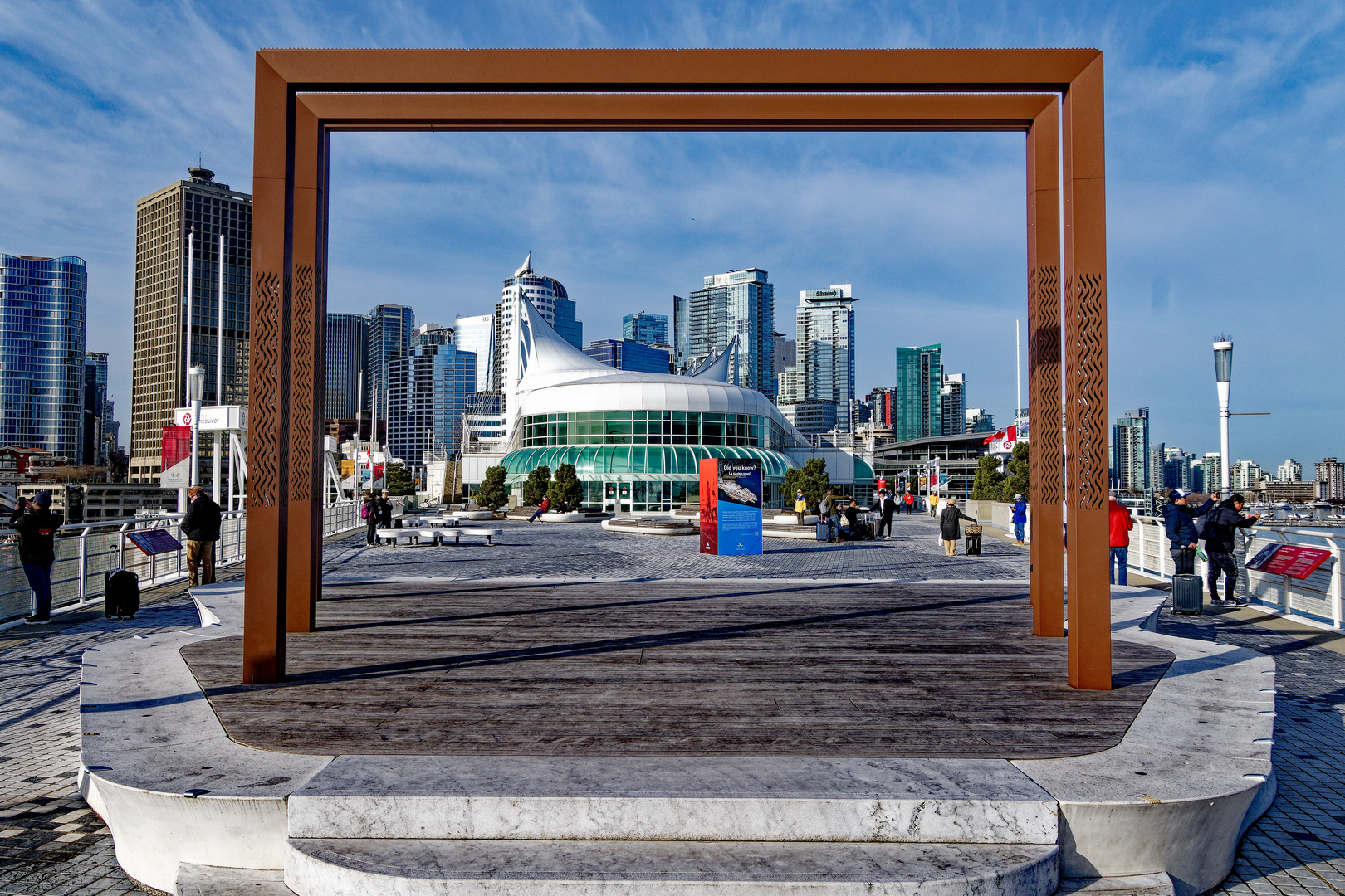 Vancouver, Blick auf den Canada Place