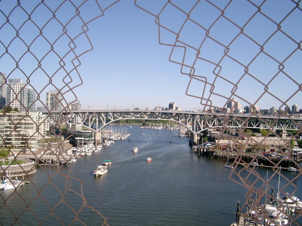 Vancouver Bridge nach Downtown von Janine Sunce