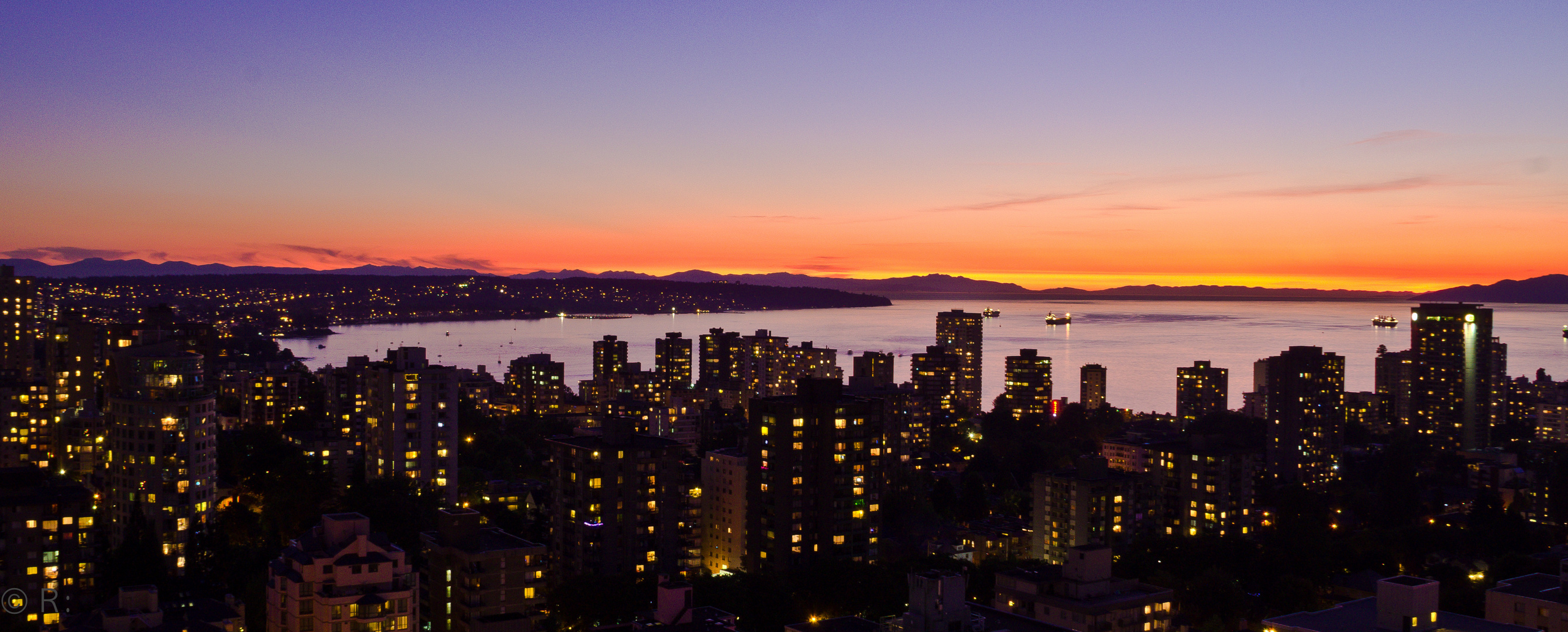 Vancouver by night