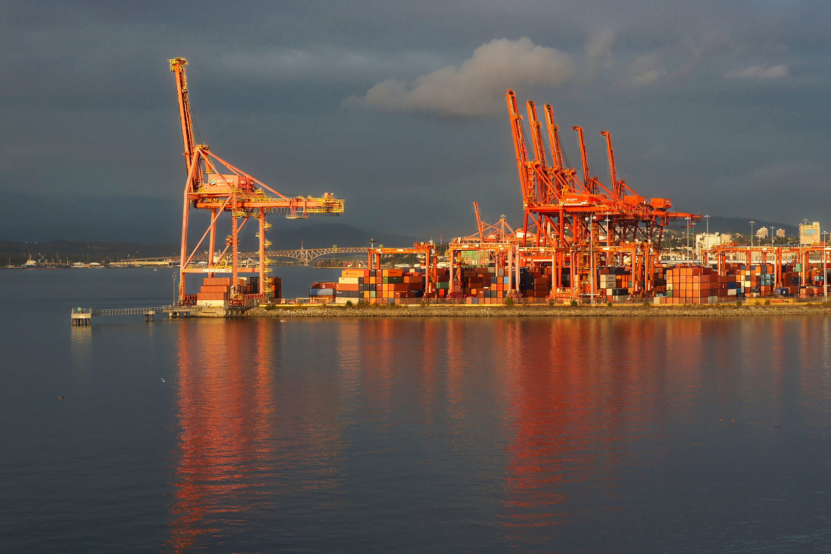 Vancouver - Das Quai der roten Giraffen