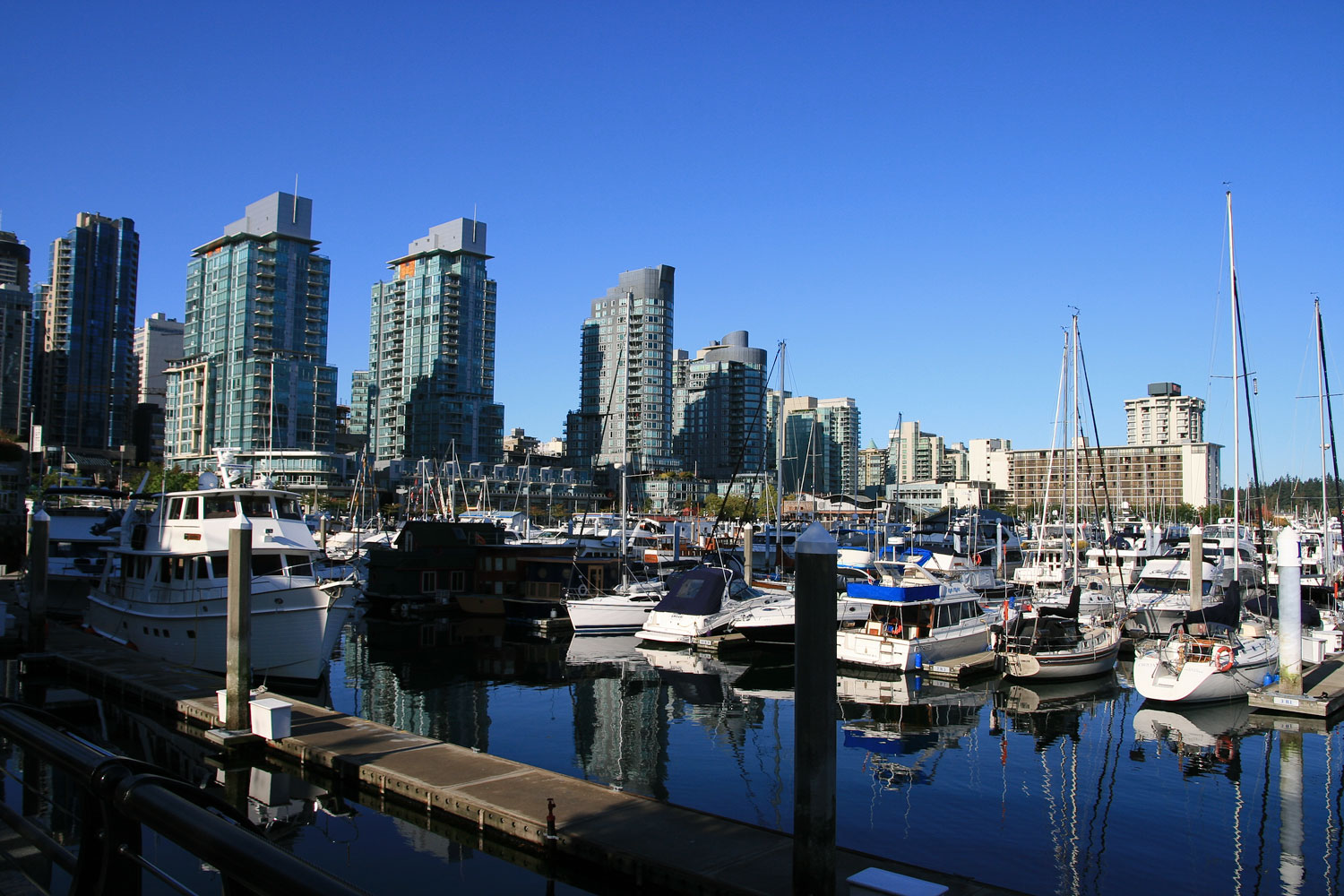 Vancouver Hafen Oktober 2009