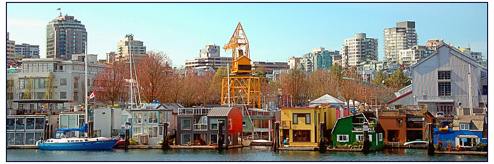 : Vancouver ~ Hausboote am False Creek