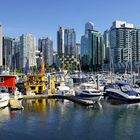 Vancouver Marina and Skyline