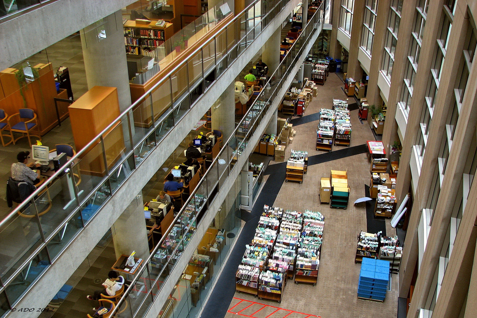 Vancouver Public Library - 4th Floor View