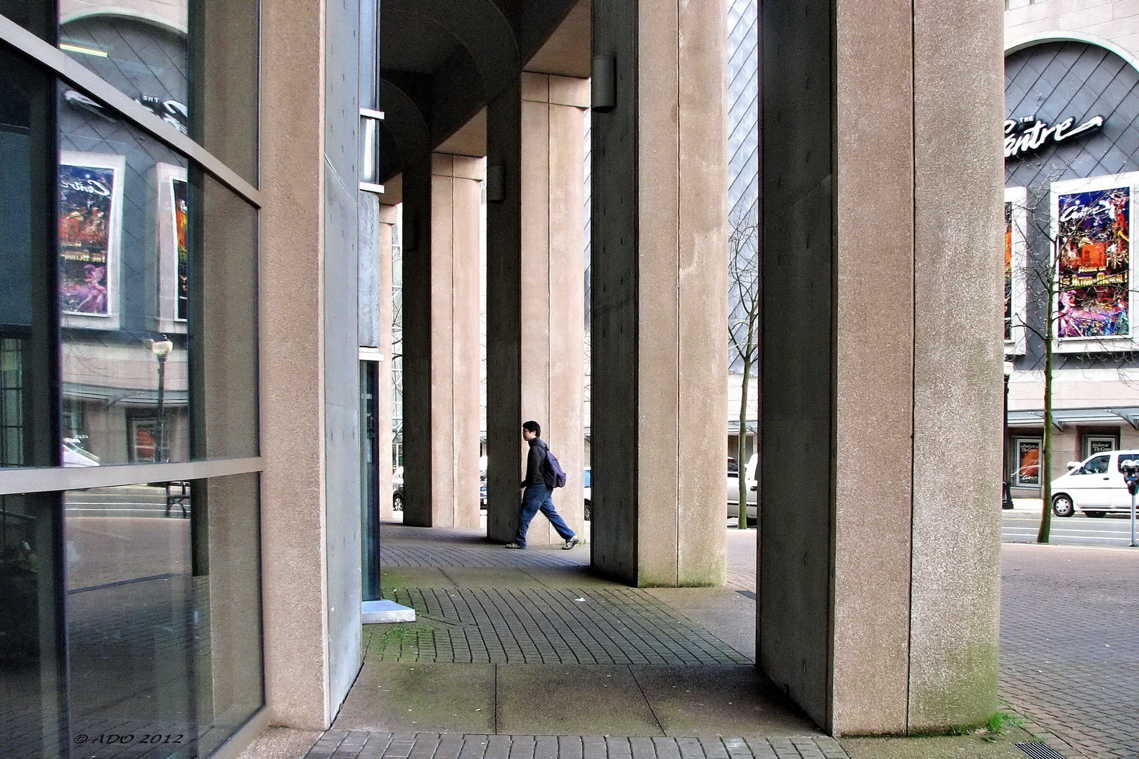 Vancouver Public Library - under the Arcades (2)