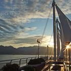 Vancouver: Schiffsanlegestelle bei Sonnenaufgang