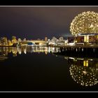 Vancouver Scienceworld at night