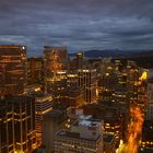 Vancouver Skyline bei Nacht